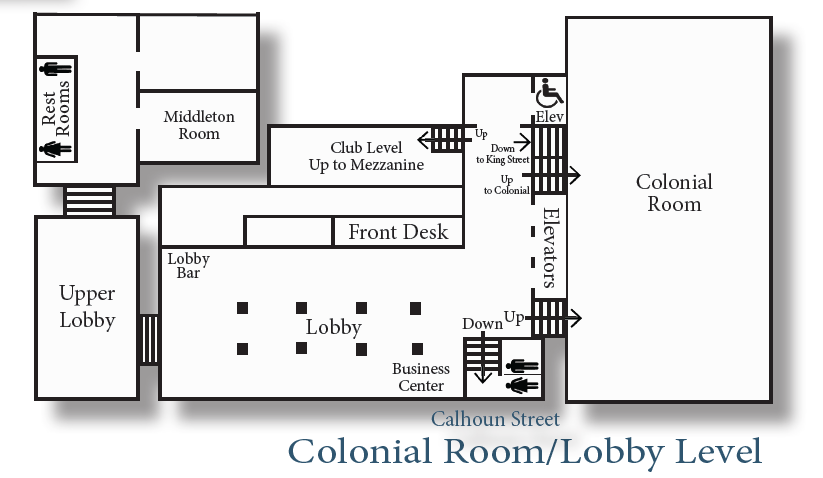 colonial ballroom diagram