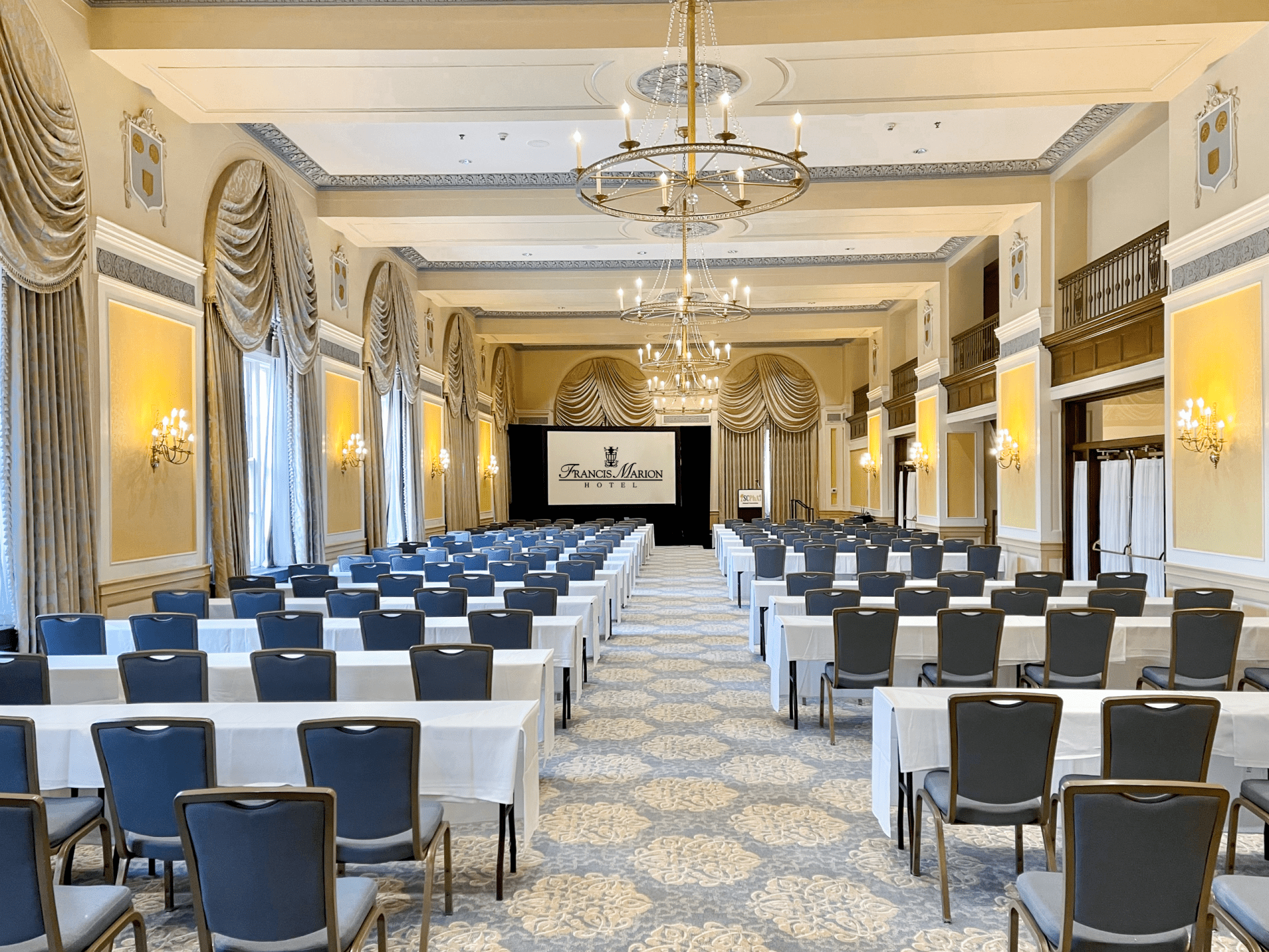 colonial ballroom classroom style