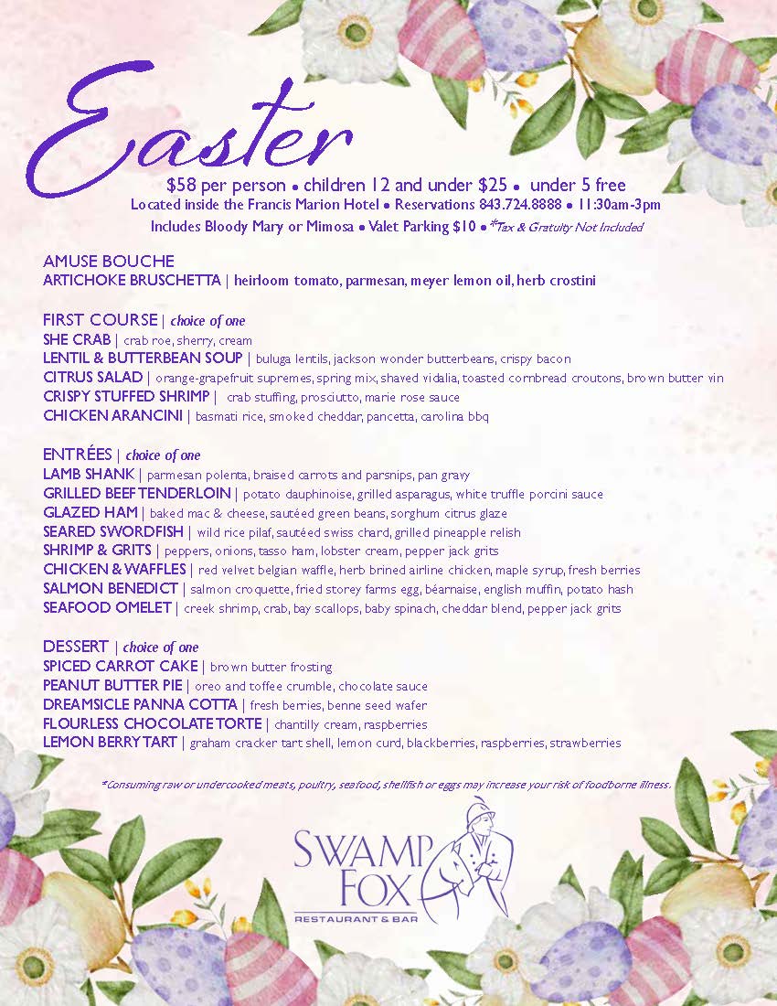 easter  menu